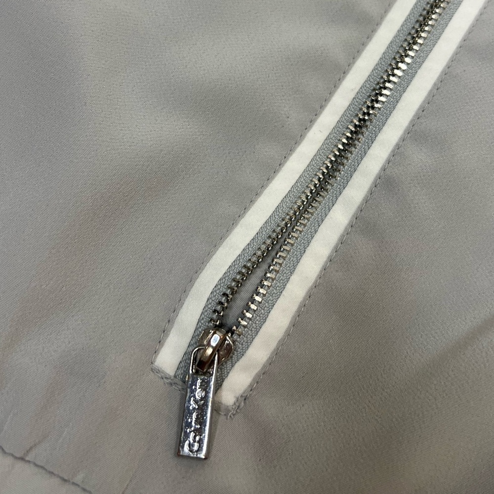 Women's Gray Bomber Jacket - Picture 12 of 13
